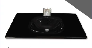 Cam Lavabo Single Modeli 80x56 cm ürün görseli