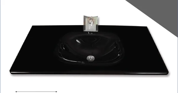 Cam Lavabo Single Modeli 80x56 cm ürün görseli