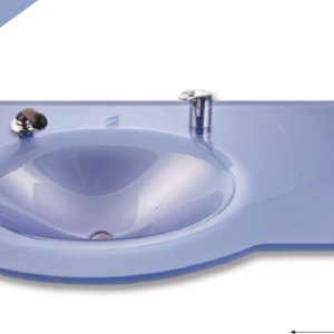 Cam Lavabo Quin Modeli 80×56 cm ürün görseli
