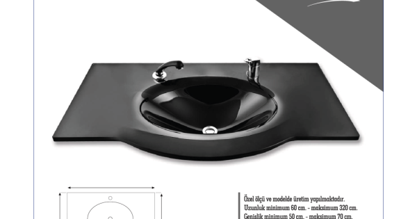 Cam Lavabo Platin Modeli 100×56 cm ürün görseli