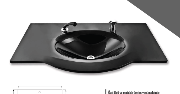 Cam Lavabo Platin Modeli 80×56 cm ürün görseli