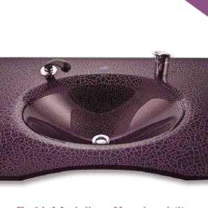 Cam Lavabo Mozaik Modeli 80×56 cm ürün görseli