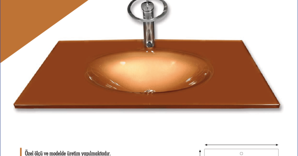 Cam Lavabo Klas Modeli 90×56 cm ürün görseli