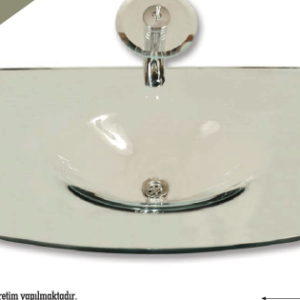 Cam Lavabo Dore Modeli 100×56 cm ürün görseli