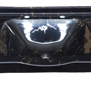 Dökme Akrilik Berber Lavabosu Siyah 73×52 cm ürün görseli