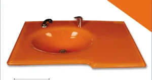 Cam Lavabo Slayt Modeli 100x56 cm ürün görseli