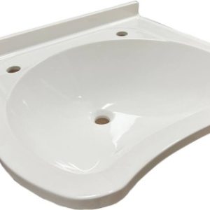 Dökme Akrilik Berber Lavabosu Beyaz 60×60 cm ürün görseli