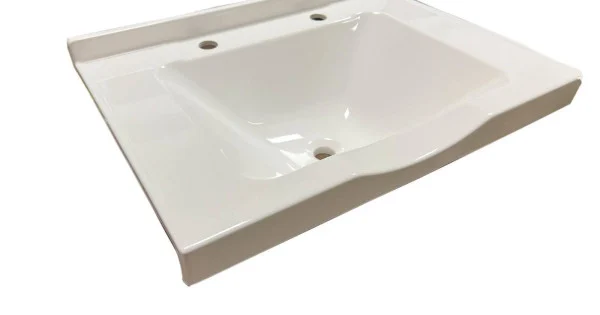 Dökme Akrilik Berber Lavabosu Beyaz 73x52 cm akrilik lavabo ürün görseli