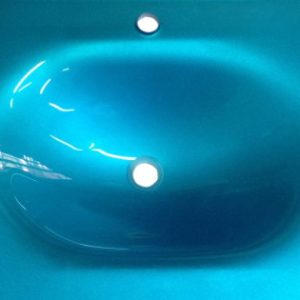 Cam Lavabo 12 mm 100×56 cm M Turkuaz ürün görseli